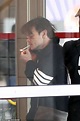 Stranger Things star Charlie Heaton rushes to have a smoke after ...
