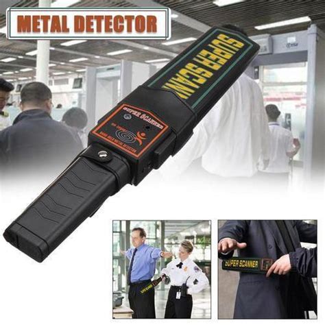 Handheld Metal Detector Portable Security Super Scanner Wand Airport