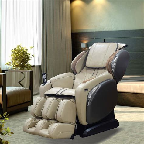 titan osaki ivory faux leather reclining massage chair os 4000ls ivory the home depot