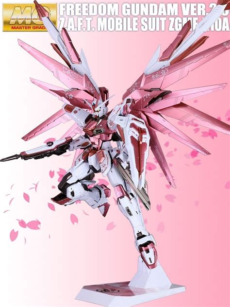 Sakura Freedom Gundam Zgmf X10a Pink Freedom Gundam Gundam Seed