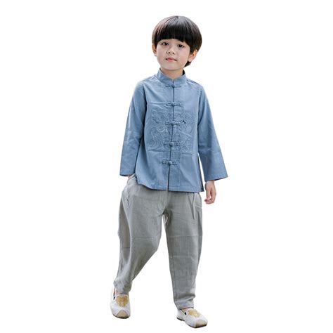 Boys Tang Suit For Kids Hanfu Boysseason Chinese Children Costume