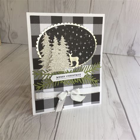 Handmade Card Using Merry Little Christmas Designer Series Papers From