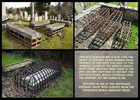 Victorian Grave Cage Cage Coffins Gravestone Tombstone Real Life