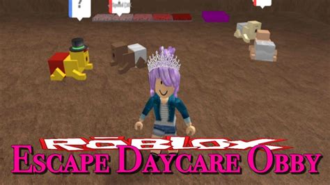 I Am The New Leader Roblox Escape Daycare Obby Youtube