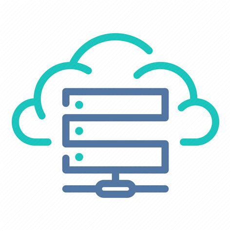 Cloud Computing Data Host Network Server Storage Icon Download