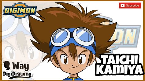 How To Draw Taichi Kamiya From Digimon Adventure YouTube