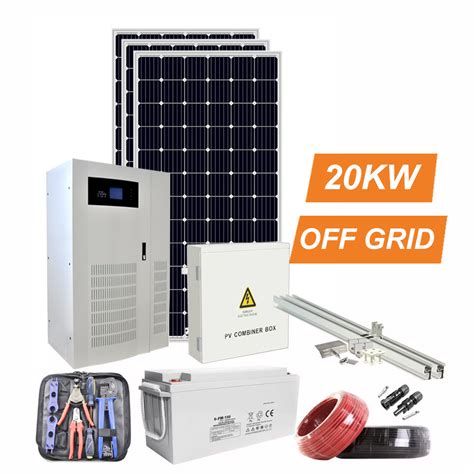 20kw Off Grid Home Use 220V 380V Electric Solar Energy Systems China