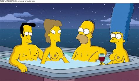 Rule 34 Animated Female Helen Lovejoy Homer Simpson Human Husband And