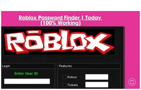 Roblox Password Finder Today 100 Working Socialtclub