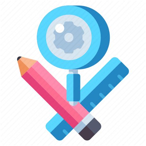 Design Gear Research Tools Icon Download On Iconfinder