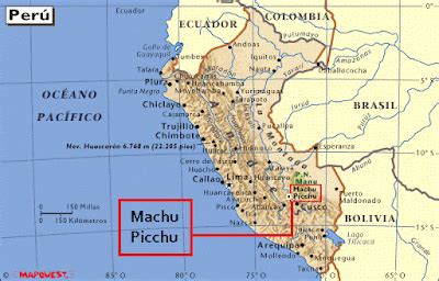 Machu Picchu Ubicación