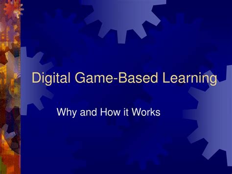 Ppt Digital Game Based Learning Powerpoint Presentation Free