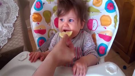 Funny Video Babies Eating Lemons For The First Time Compilation 2016