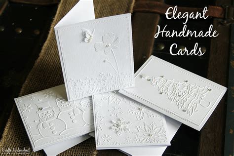 These are some of my favorite cards and stuff to make them with. Handmade Cards Tutorial with Elegant White on White Embellishments