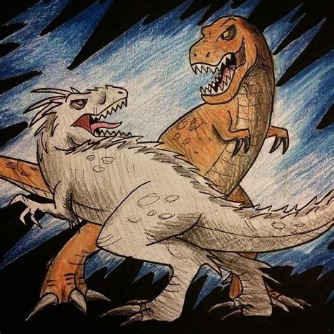 “t Rex Vs Indominus Rex Jurassicworld Jurassicpark Trex