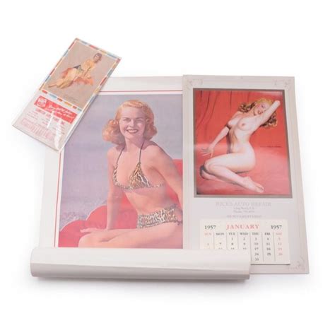 Marilyn Monroe Golden Dreams Nude Pinup Calendar With Other
