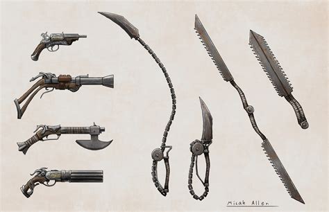 Micah Allen Bloodborne 2 Art Competition Trick Weapons