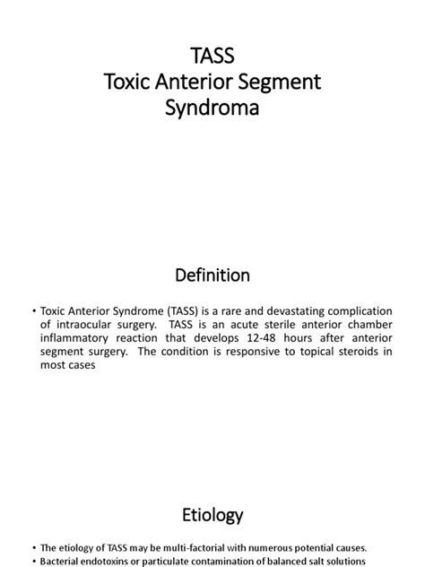 Tass Pdf Cornea Glaucoma