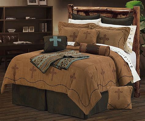 Our western bedding offerings include style duvets, bedspreads, bedskirts, pillows and shams with unique rustic elegance. RetroCOWBOY.com Blog Spot: Barbwire Cross Embroidery Dark ...