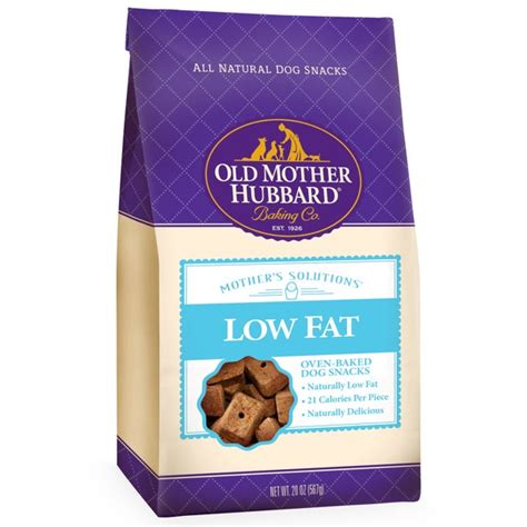 I wanted to be able to share more low calorie dog treat recipes, so that people who love to give their pets treats can, without packing on the pounds. Old Mother Hubbard Mother's Solutions Low Fat Dog Treats, 20 Oz - Walmart.com - Walmart.com