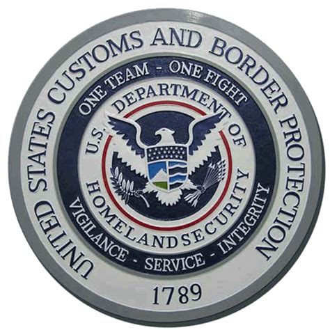 Us Customs And Border Protection Seals And Logo Emblems