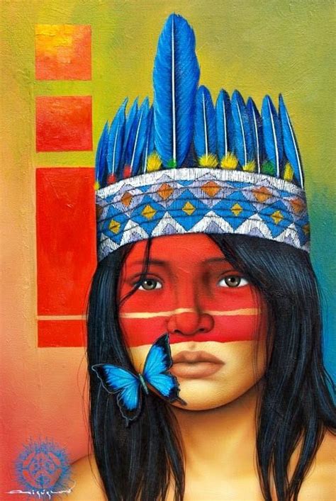 Víctor Crisostomo Gomez Pinturas De Indios Arte Indígena