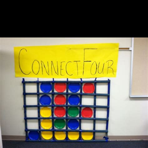 Life Size Connect Four Game Use Painters Tape On The Wall And