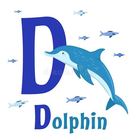 Sea Animals Alphabet Abc For Children Stock Vector Illustration Of