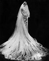 Ethel du Pont posing in her wedding dress. She became Mrs. Franklin D ...