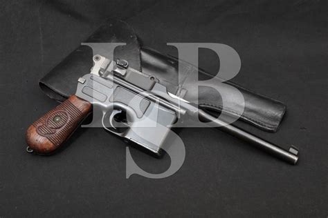 Mauser C96 C 96 M1916 Red 9 Broomhandle 9mm Blue Semi Auto Pistol Candr