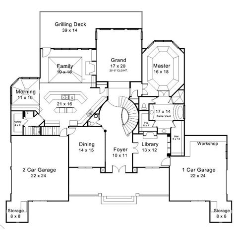 European House Plan 106 1300 4 Bedrm 4504 Sq Ft Home Theplancollection