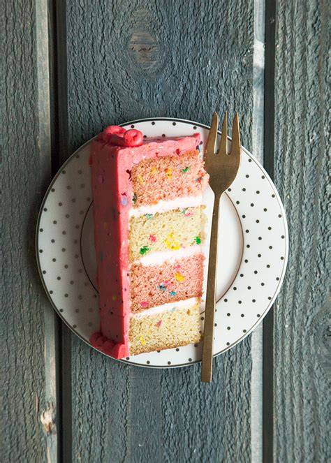 Strawberry Confetti Cake — Style Sweet