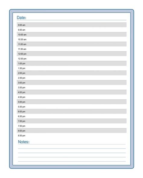 Daily calendar free printable daily calendars for excel. free daily printable schedule template | printables | Pinterest