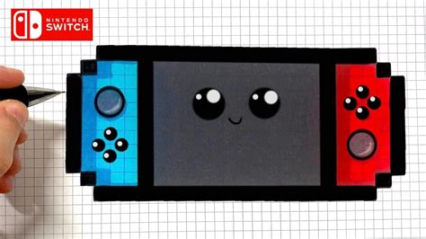 How To Draw Switch Pixel Art Nintendo Youtube