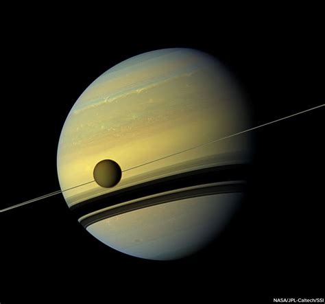 Photos Show Mind Blowing Images Of Saturn And Its Moons Captured By