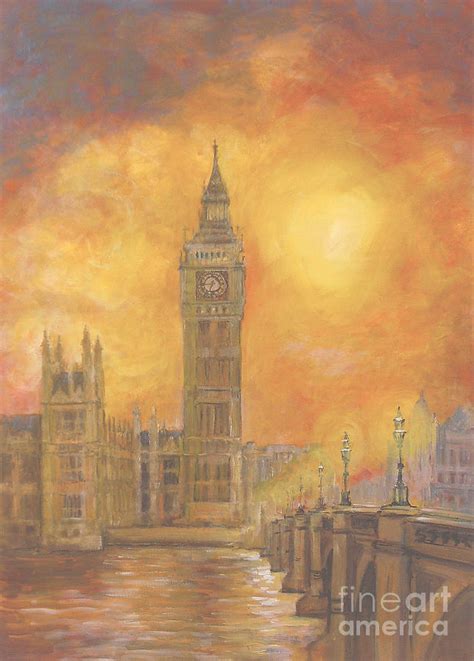 Big Ben London Painting By Sandra Francis