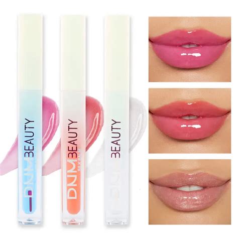 3 Pcs Color Changing Lip Gloss Lip Oil Tinted Shimmer Magic Mood