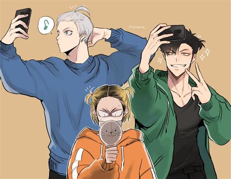 Haikyuu Characters Nekoma Lev And The Images Do Not Belong To Me