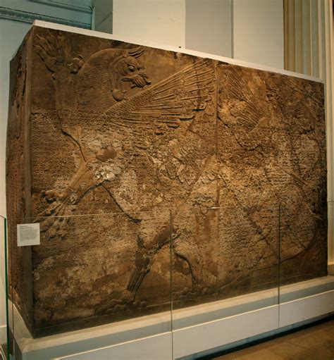 Assyrian Relief Carving Asshur Battles Dragon Adam Mcdowall Flickr