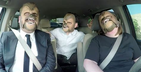 Watch ‘chewbacca Mom Goes For A Ride With James Corden Anglophenia