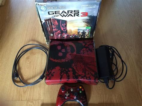 Gears Of War Limited Edition Xbox 360 Slim Console 3 Games Brierley