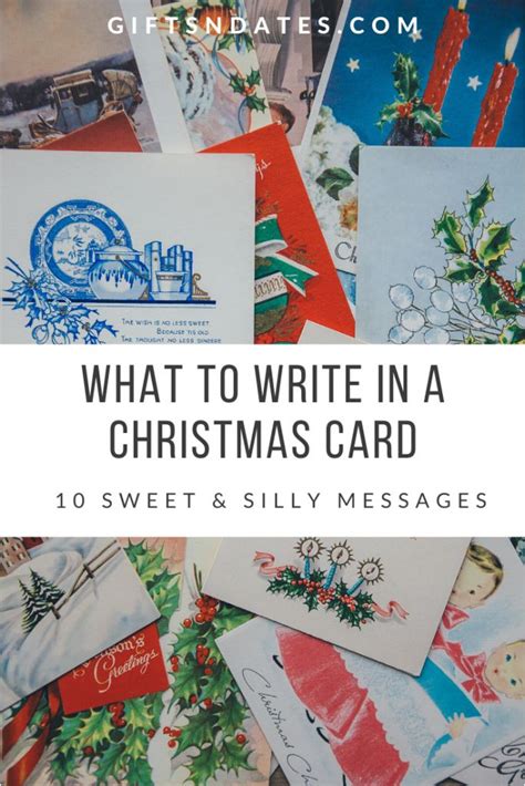 What To Write In A Christmas Card 10 Sweet And Silly Messages