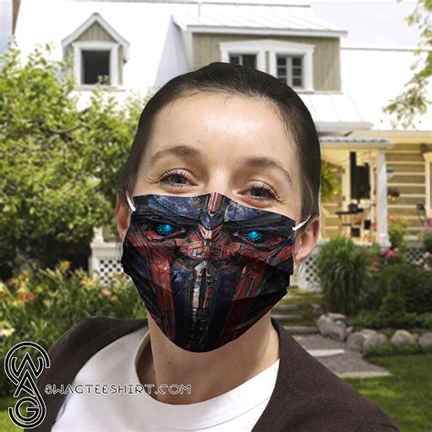 Transformers Optimus Prime Face Mask Maria Leesilk Shop