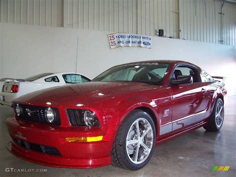2008 Dark Candy Apple Red Ford Mustang Steeda Gt Premium Coupe