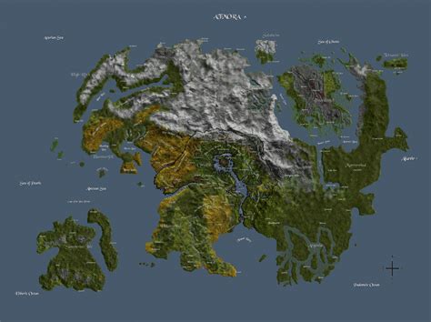 Geographic Map Of Tamriel Where We Going Relderscrolls
