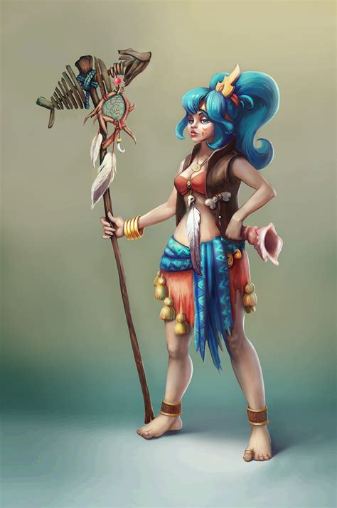 The concept of the character is a shaman. on Behance
