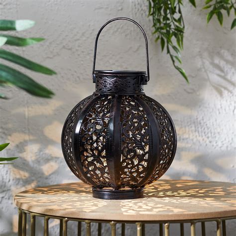 Casablanca Solar Moroccan Lantern Duo Uk