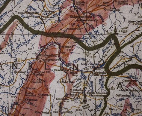 Limestone Stream Map Of Pennsylvania Professor Higbees Stream