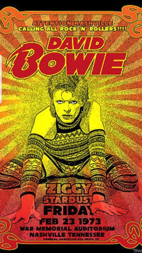 Pin By Adelaida Isabel Martìn Arnandi On Bowie Concert Poster Art