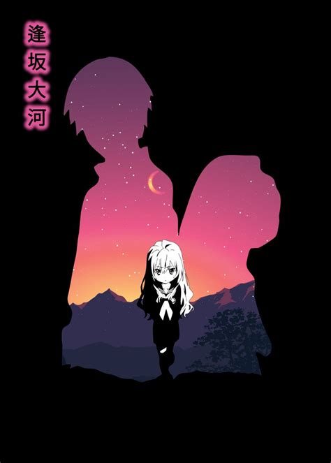 Toradora Poster By Silhouette Anime Art Displate